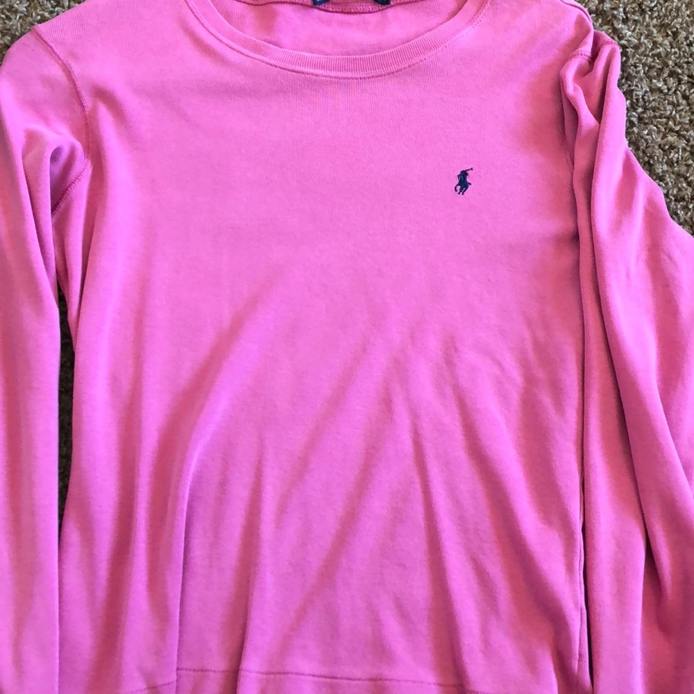 Long sleeve pink Ralph Lauren